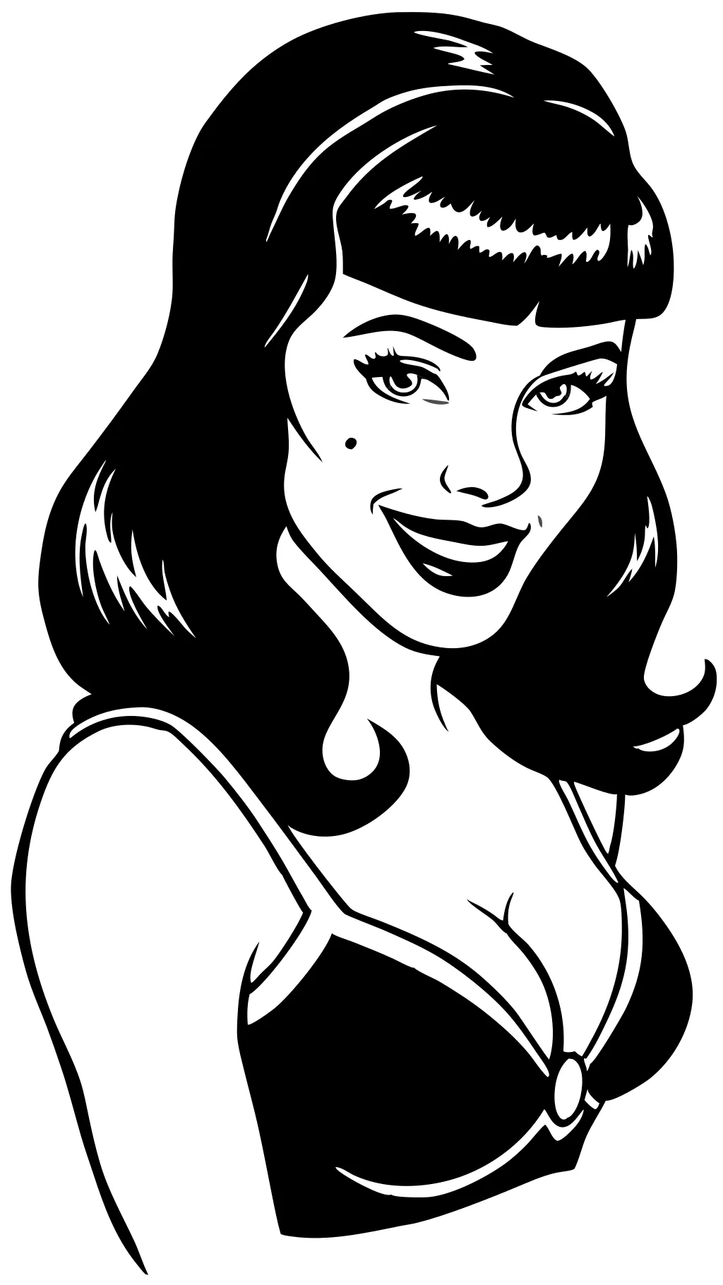 Bettie Page en couleur